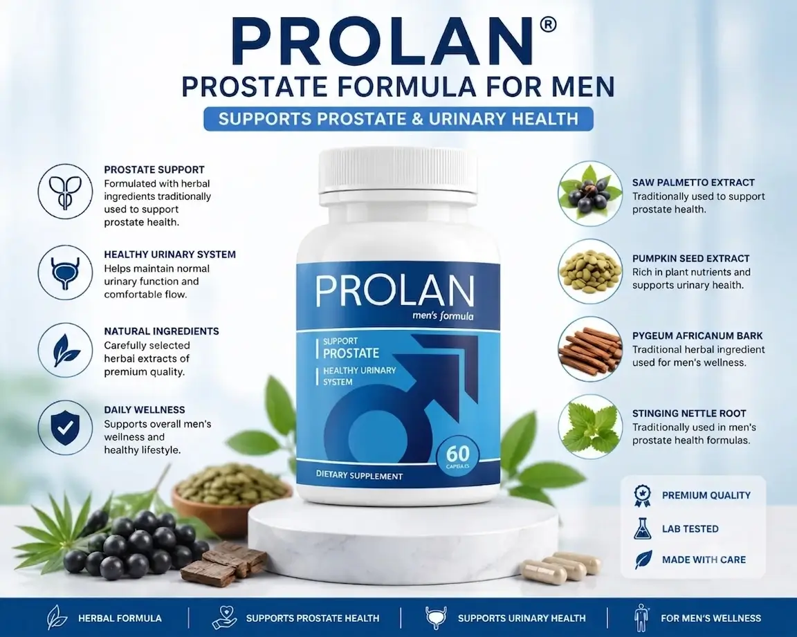 PROLAN Prostate Formula for Men (60 Capsules) dietary supplement Image